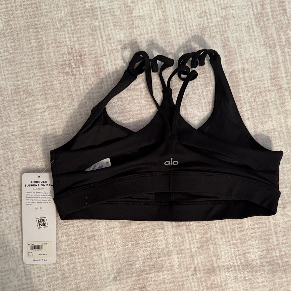ALO Yoga Classic Black Sports Bra size M brand new - Picture 3 of 5